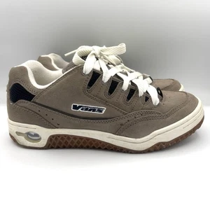 Zapatos de skate vintage Vans tabloide - beige oscuro/azul marino/fondo de goma - para hombre talla 10 - Imagen 1 de 9