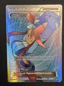 Skyla 122/122 Breakpoint Full Art Rare Holo Trainer LP Pokemon Card - Picture 1 of 12