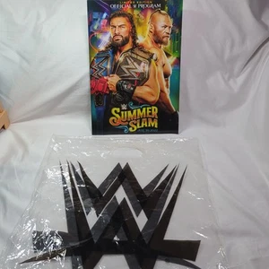 WWE Wrestlemania July 2022 Official Event Program Brock Roman Souvenir Bag Logo - Picture 1 of 12