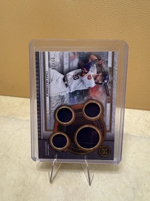 2023 Topps Museum Collection Chas McCormick Primary Pieces Quad Relic /25  - Image 1 of 2