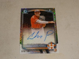 2025 Bowman Chrome Mega Box Prospects Autograph Auto #CPO Caden Powell 070/150 - Picture 1 of 2