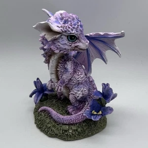 Figura Dragón Flor Iris - Imagen 1 de 8