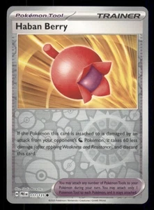 Haban Berry SV: Prismatic Evolutions #111/131 Pokémon Holograma Inverso Común Casi Nuevo - Imagen 1 de 2
