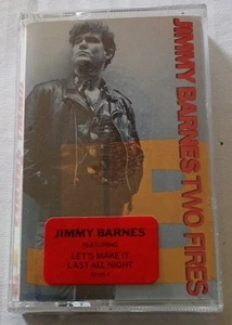Jimmy Barnes, Two Fires NOS SEALED CASSETTE 1990 with hype sticker - Picture 1 of 3