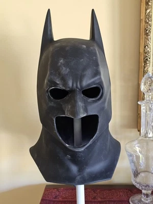 Batman Begins Cowl Authentic Accurate Cosplay Fits 22"- 23" Head Beautiful  - Image 1 of 4