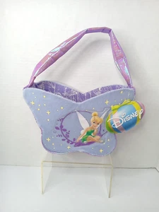 Disney Tinker Bell Lavender Easter Basket Butterfly Shape NOS W/Tags 2010 - Picture 1 of 11