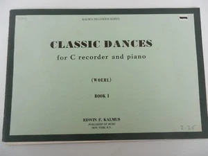 Classic Dances for C recorder and piano - book 1 - Picture 1 of 2