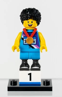 Minifigura LEGO CMF Series 25 Sprinter. Novo + Frete Rápido - Imagem 1 de 4