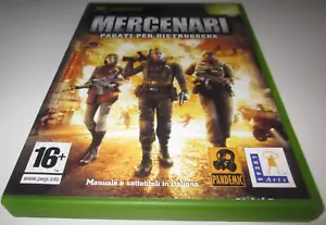 MERCENARI PAGATI PER DISTRUGGERE-MICROSOFT XBOX CLASSIC-PAL-ITALIANO-COMPLETO - Foto 1 di 5