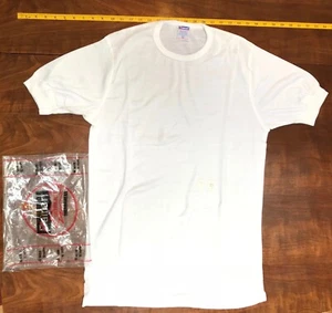 Vintage Damart Large White T Shirt Never Worn New in Pastic - Picture 1 of 12
