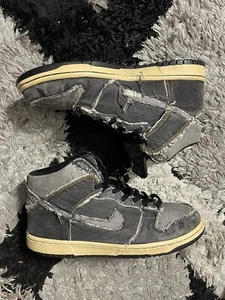 Size 10 - Nike Dunk Hi Denim High - 312423-001 - Picture 1 of 5