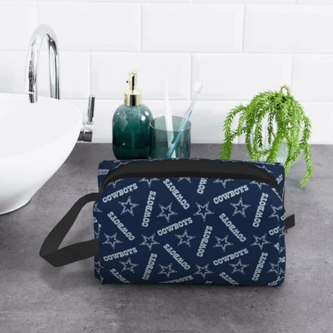 Dallas Cowboys Portable Storage Bag Travel Toiletries Bag Cosmetics Bag Cover