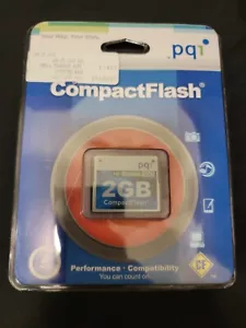 PQI 2GB Hi Speed 100X CF Compact Flash Camera Memory Card - Picture 1 of 1