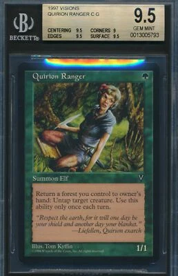 Visions Quirion Ranger BGS 9.5 Graded Magic MTG (5793) - Image 1 of 3