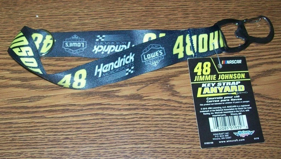 JIMMIE JOHNSON #48 LOWES WINCRAFT KEY STRAP LANYARD BRAND NEW!!! - Image 1 of 2
