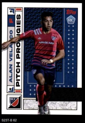 2022 Topps MLS #62 Alan Velasco Pitch Prodigies FC Dallas RC 8 - NM/MT - Image 1 of 2