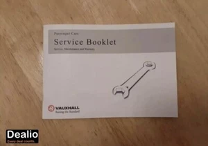VAUXHALL SERVICE BOOK STAMPED FOR ALL MODELS ASTRA CORSA INSIGNIA ZAFIRA MERIVA - Picture 1 of 3