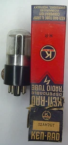 12AH7GT NOS vacuum tube Ken-Rad dual triode - Picture 1 of 1