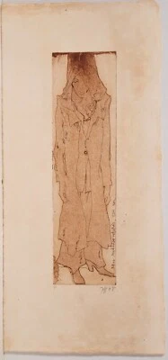 Horst Janssen/Radierung/1974/handsigniert/Probe Exemplare/Bettina Streichhölzer- - Bild 1 von 4