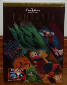 FANTASIA 2000 CLASICO DISNEY Nº38 DVD NUEVO PRECINTADO SLIPCOVER ANIMACION R2 - Imagen 1 de 1