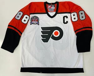 ERIC LINDROS AUTHENTIC NIKE PHILADELPHIA FLYERS 1997 STANLEY CUP JERSEY SIZE 56 - Picture 1 of 5