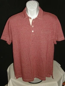 BILLY REID FUSCHIA W/WHITE TOP STITCHING 100% COTTON S/S POLO SHIRT M US/XL EUR - Picture 1 of 8