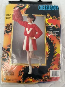 Vintage NOS Blue & Yellow "Cheerleader" Child RG Costumes Small (4-6) - Picture 1 of 4