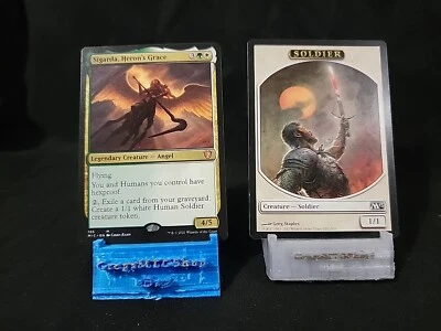 MTG - Sigarda, Heron's Grace 155 - Innistrad: Midnight Hunt Commander - w/ Token - Image 1 of 4