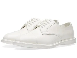 Gosha Rubchinskiy X Dr Martens Archie GR White Patent Shoes Men’s UK Size 9 NEW - Picture 1 of 11