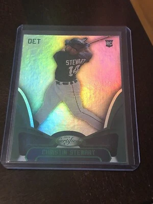 2019 Panini Chronicles Certified Green 27 Christin Stewart Detroit Tigers - Image 1 of 2