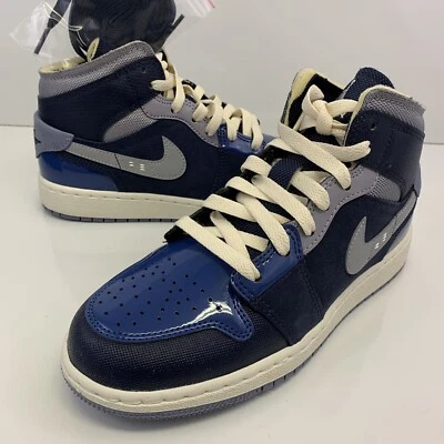 Jordan 1 Mid SE Craft Obsidian (GS) DX2193-400 Tallas 4.5Y Sin Tapa Foto 1 de 4