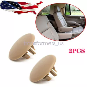 FOR 2007-2013 Chevy SUBURBAN TAHOE 2PC BEIGE Replace Armrest Rear Seat Cover Cap - Picture 1 of 6