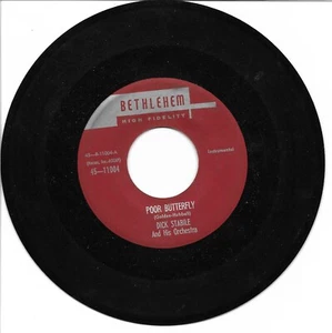 Dick Stabile: ""Armer Schmetterling"" / ""Ohne Lied"" - selten '58 Jazz - Top! - Bild 1 von 2