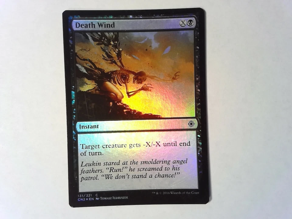 Foil Death Wind	 Conspiracy: Take the Crown	 - Magic the Gathering Mtg - Black - Image 1 of 1