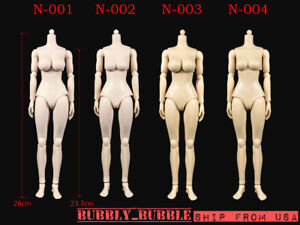 1/6 Scale ZY TOYS Female Nude Figure Rubber Skin Layer N001 N002 N003 N004 ☆USA☆