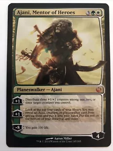 MTG Journey Into Nyx Ajani, Mentor of Heroes 145/165 LP Mythic - Picture 1 of 2