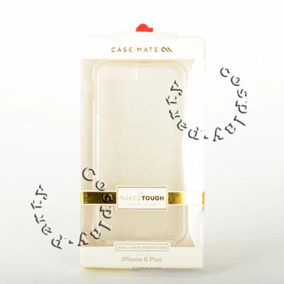 Funda Case-Mate Naked Tough para iPhone 6 Plus iPhone 6s Plus Sheer Glam Champagne Foto 1 de 4