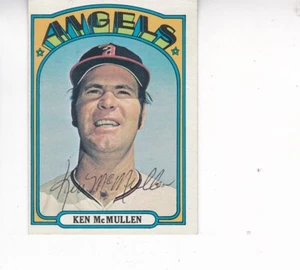 1972 Topps #765 Ken McMullen California Angels Signed Autographed - Picture 1 of 1