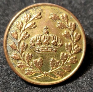 FRENCH NAPOLEONIC / POST NAPOLEONIC MILITARY OR CIVIL AUTHORITY COAT SIZE BUTTON - Picture 1 of 4