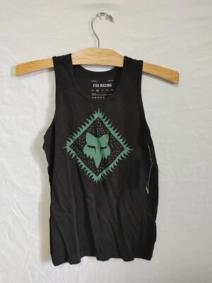 Camiseta sin mangas Fox Racing Youth Leo Premium negra mediana 32293-001-YM Foto 1 de 2