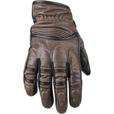 Speed and Strength Rust and Redemption Leather Gloves Brown - XL - Image 1 of 3