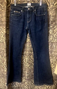 Calvin Klein Damen Jeans Dark Wash Blau Größe 30 High Rise Demi Boot Cut Hose - Bild 1 von 10