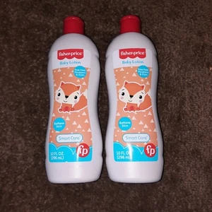 2 Nuevos Fisher Price Smart Care Baby Lotion 10 fl oz sin parabenos/tintes suaviza la piel - Imagen 1 de 1