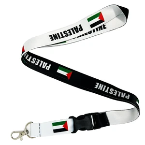 Palestine Flag Festival Event Student Lanyard ID Card Strap - Picture 1 of 10