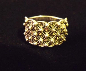 Schöner .925 Sterling Silber Vintage Markasiten Ring Größe 8 - Bild 1 von 4