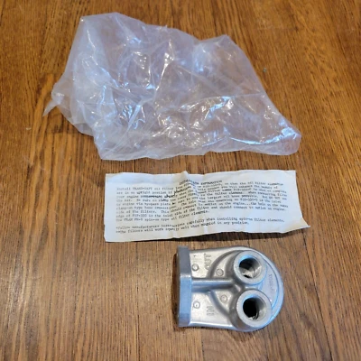 Trans-Dapt Oil Filter Relocation Base, Sp-350, Sp-350-D - Image 1 of 4