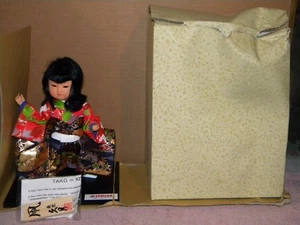 MUÑECA YAMAHA KYUGETSU TAKO PORCELANA CARA VIDRIO OJOS GEISHA JAPONESA TOKIO - Imagen 1 de 1