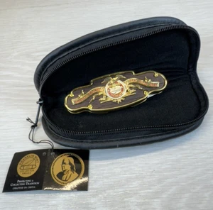 Franklin Mint Collector Knife Miller Milwaukee Beer Brewing w Pouch 1996 - Picture 1 of 16
