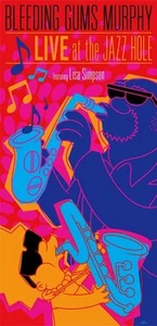Póster publicitario obra de arte de saxofón música jazz club nocturno de jazz de Lisa Los Simpson - Imagen 1 de 1