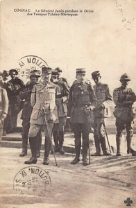 CPA 16 COGNAC LE GENERAL JANIN PENDANT LE DEFILE DES TROUPES TCHECO SLOVAQUES - Picture 1 of 1